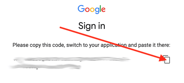 Google Sign In Code