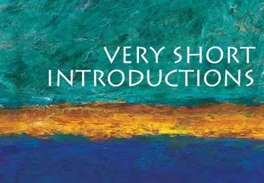 Cover image for Oxford’s Very Short Introductions series. The image features an abstract painting with broad horizontal bands of color: textured teal-green at the top, a golden-yellow stripe across the center, and deep blue at the bottom. Large white text in the center reads “VERY SHORT INTRODUCTIONS.”