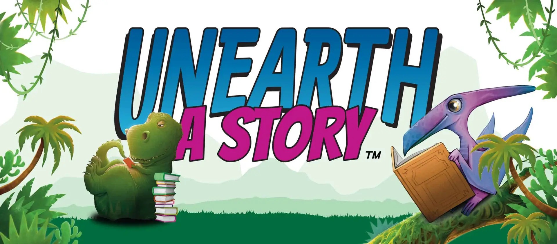 Promotional Graphic for 2026 Summer Reading Program "Unearth A Story