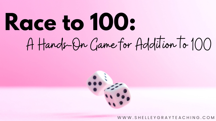 It is similar to yahtzee except that players can take a chance and . Race To 100 A Hands On Game For Addition To 100 Shelley Gray