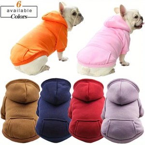 Cozy Fleece-Lined Dog Hoodie