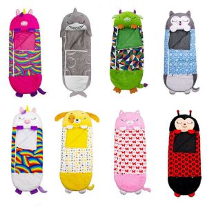 Kids Sleepy Sack Comfy Fun Sleeping Bag Cozy Compact Super Soft Warm All Season Sleeping Bag Happy Kids Nappers Kid Sleeping Bag