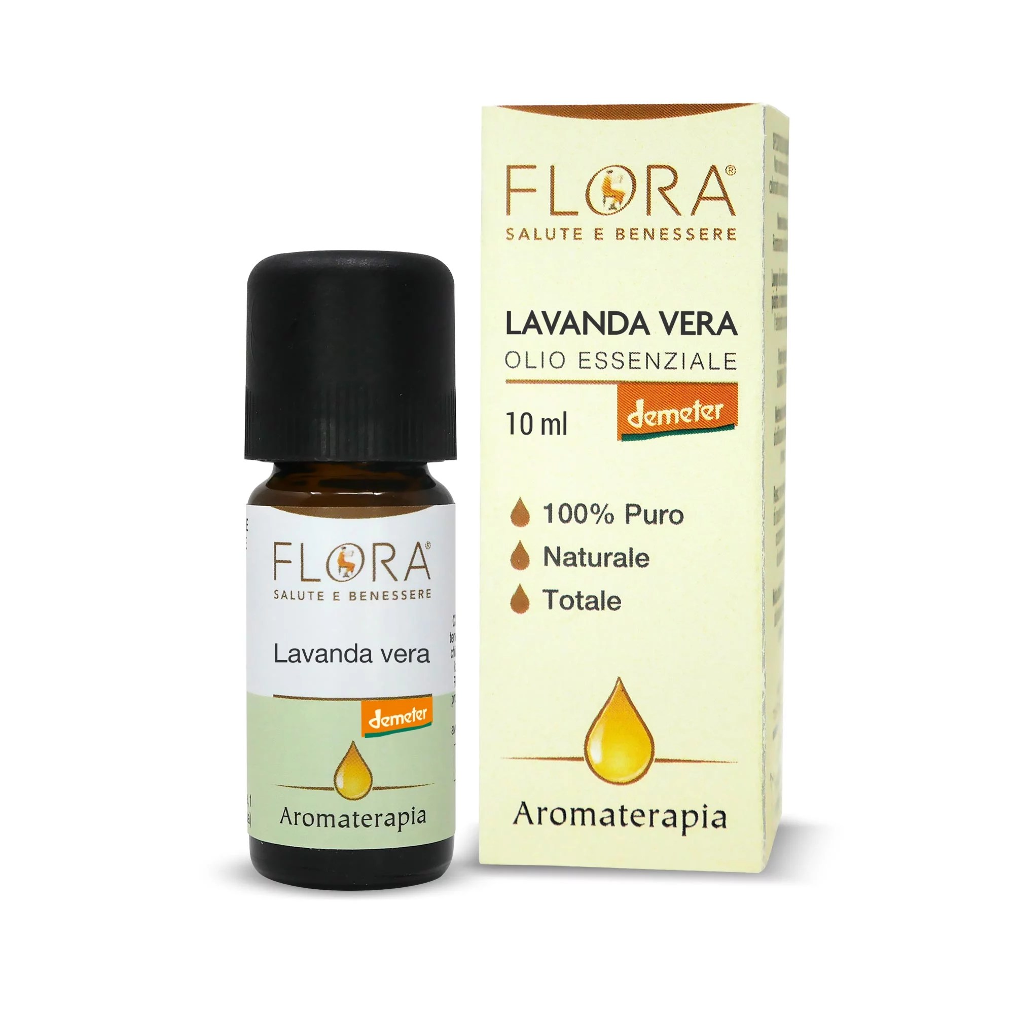 Flora-Olio essenziale di Lavanda vera-BIO DEMETER-10ml