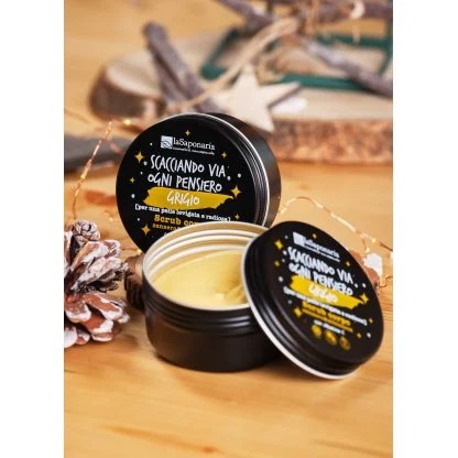LaSaponaria-Scrub Corpo Zenzero Albicocca con Vitamina C-75ml