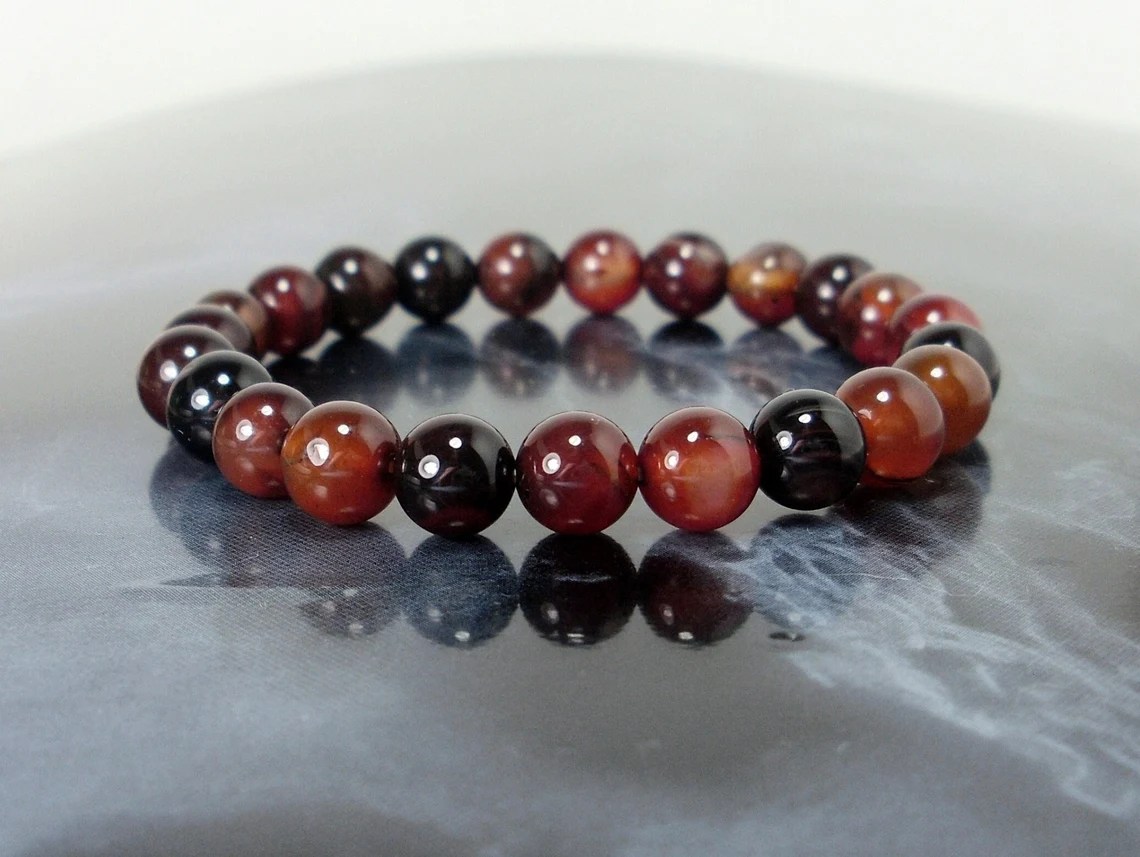 BioRadhika-Bracciale in Corniola-8mm