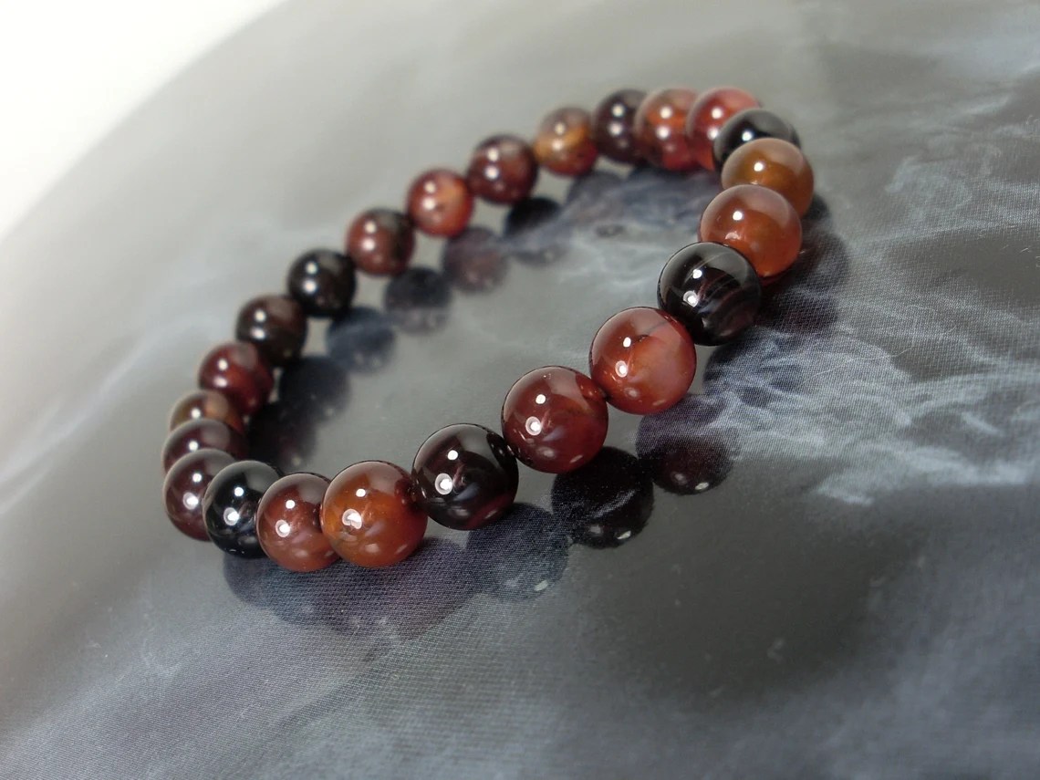 BioRadhika-Bracciale in Corniola-8mm