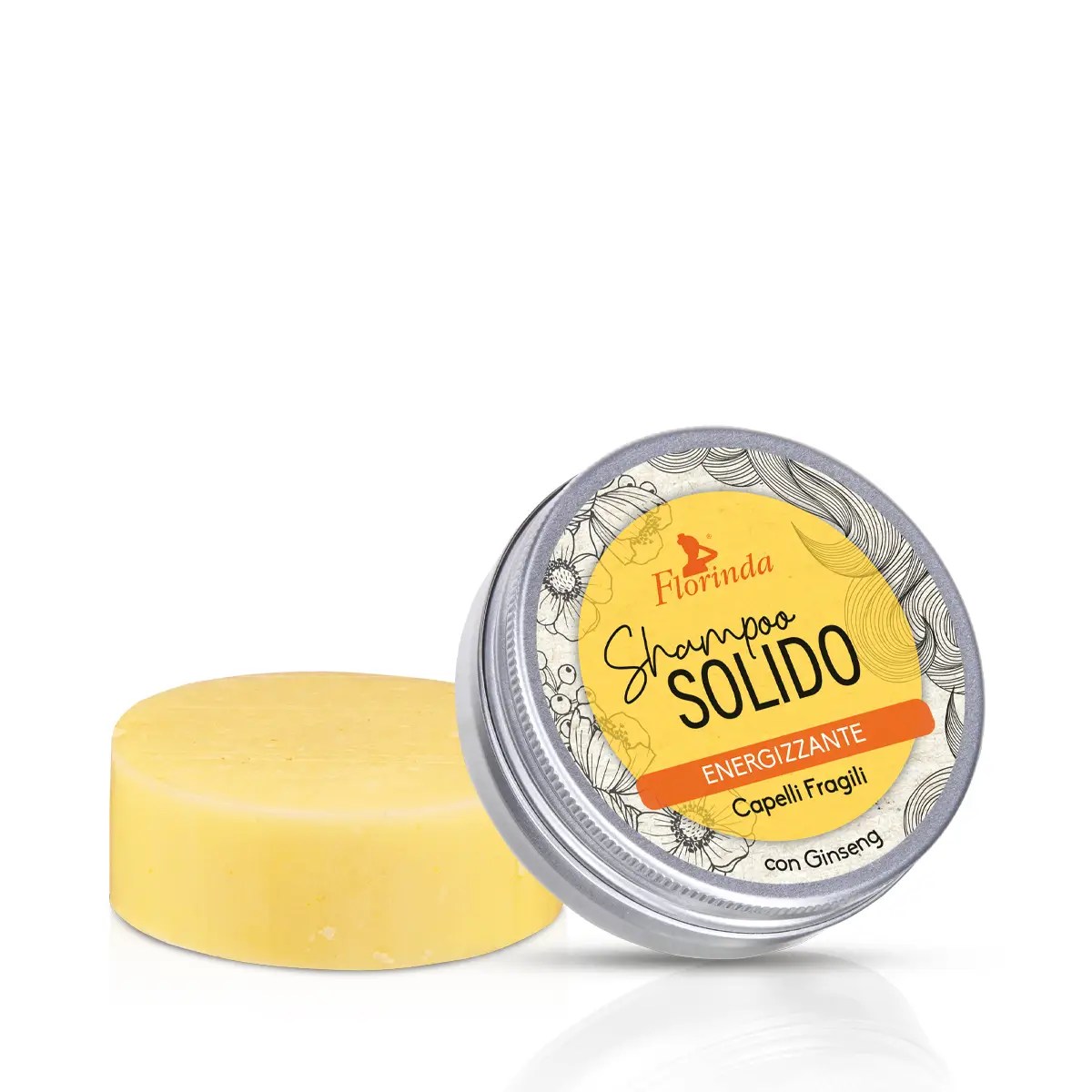 Ladispensa-Shampoo solido Florinda energizzante-70g