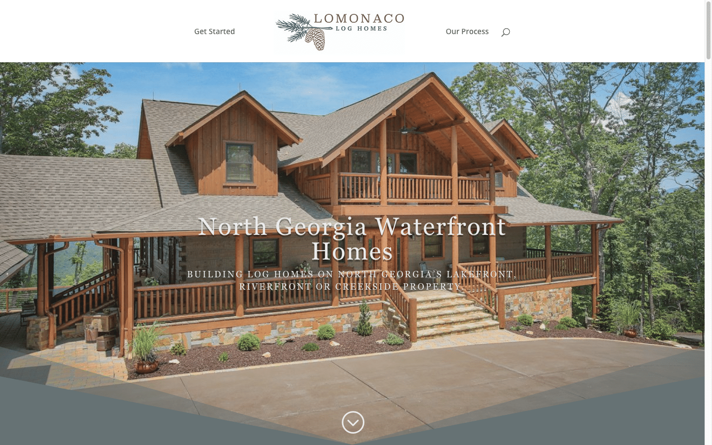 Here at northern log cabins we specialise in . Lomonaco Log Homes Website Web Design
