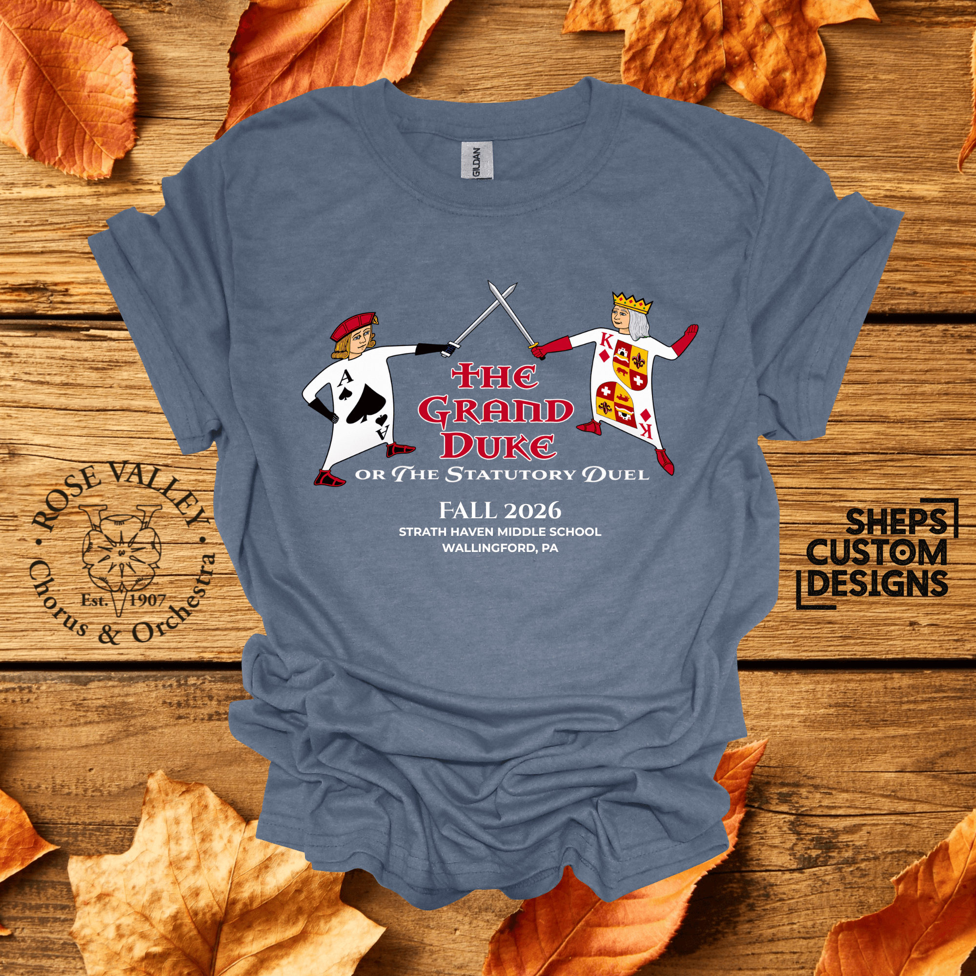 Rose Valley Chorus & Orchestra Grand Duke Short Sleeve T-Shirt