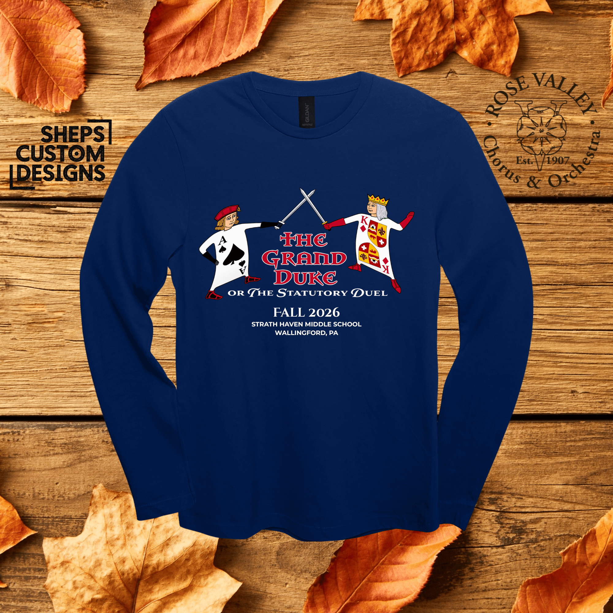 Rose Valley Chorus & Orchestra Grand Duke Long Sleeve T-Shirt