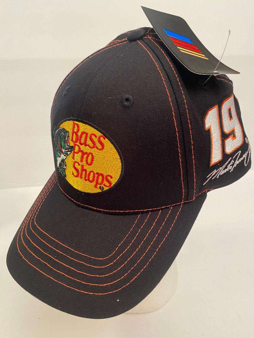 Martin Truex Jr. 2021 19 Black Bass Pro Shops Cap with Hook and Loop Closure OSFM Shep s Warehouse