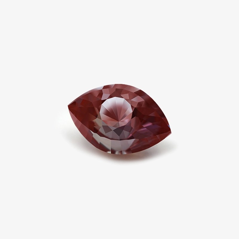 Eyes cut Lab Alexandrite-Side