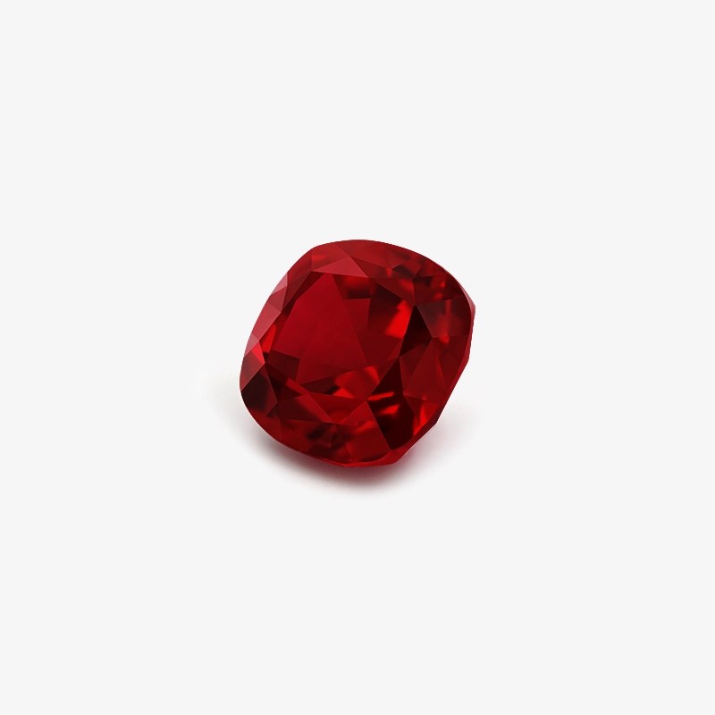 Lab Grown Ruby Cushion10x10.5
