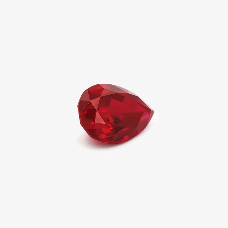 Lab Grown Ruby Pear14x10