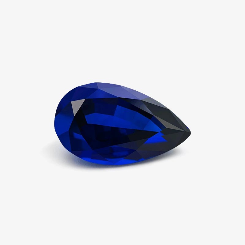 Lab Grown Sapphire Pear18x30mm