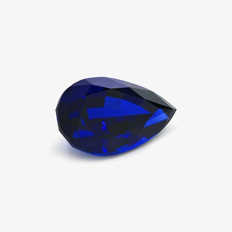 Lab Grown Sapphire Pear18x30mm