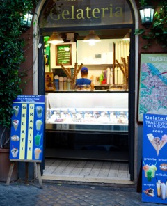The typical Gelato shop!