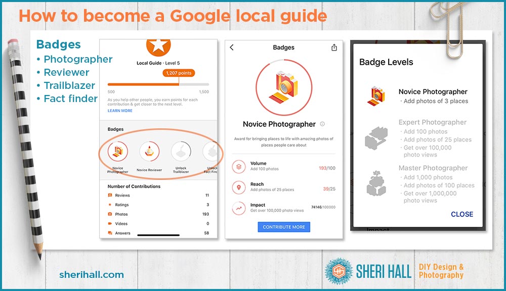 How To Become A Local Guide In Google Maps Sheri Hall Google Guide2 Badge 