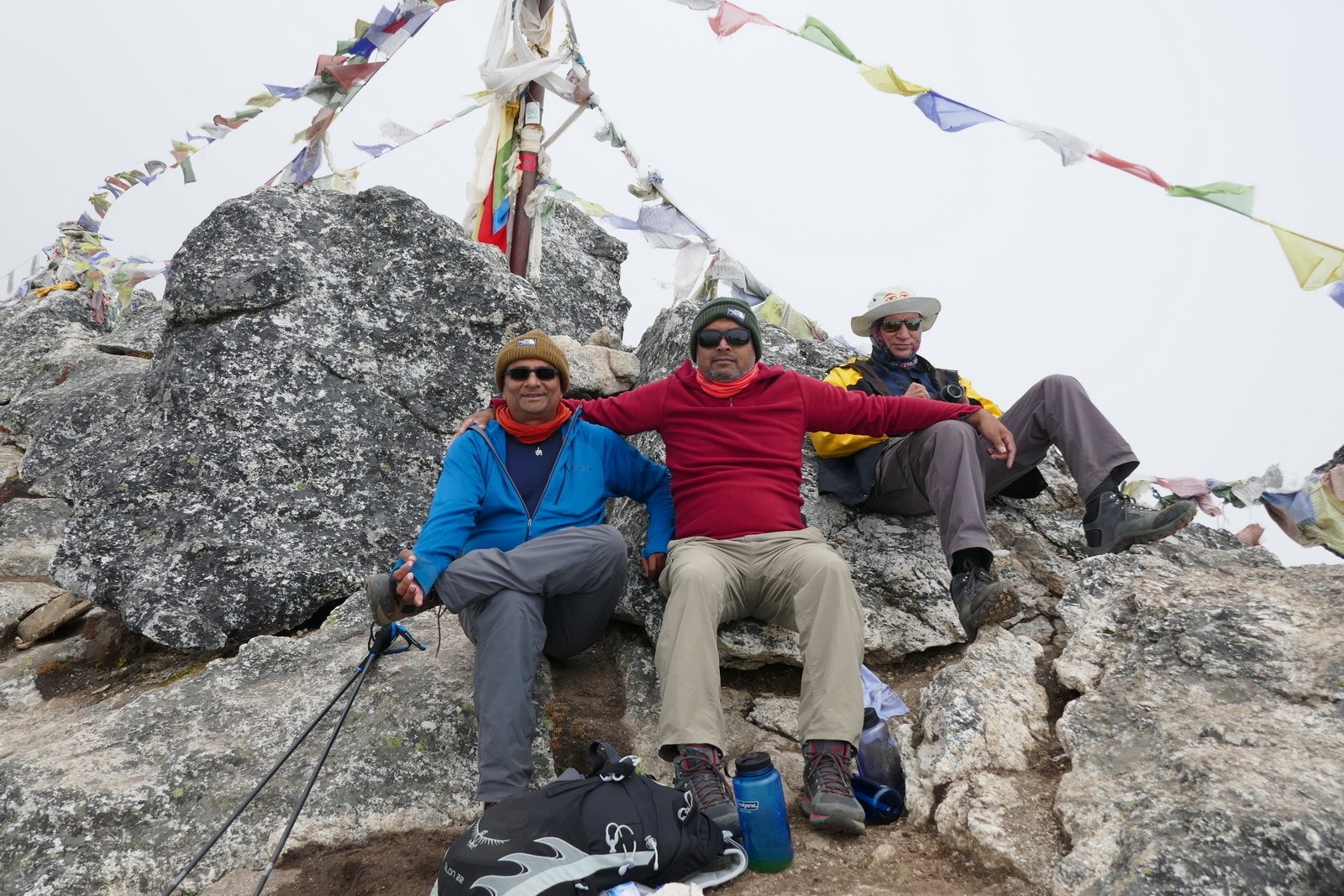 Me, Kamlesh, and Manubhai