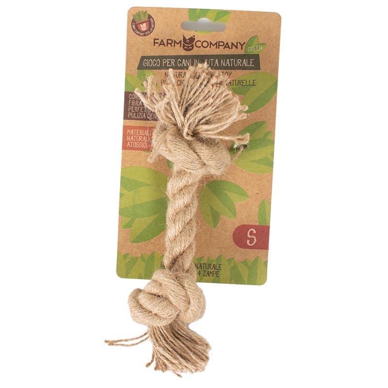 Jute rope toy 2 knots