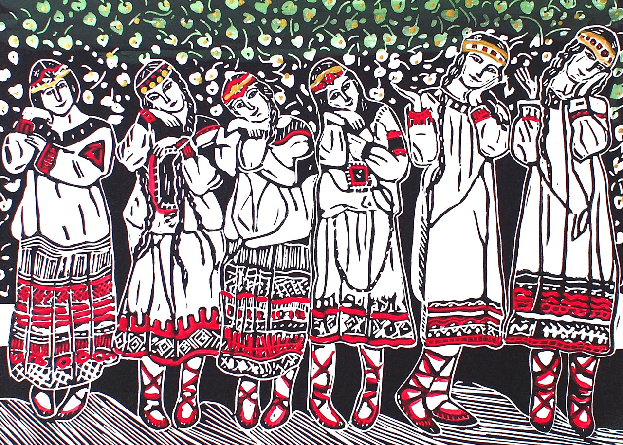 pic Igor Stravinsky Rite Of Spring the rite of spring die fruhlingsweihe ballett von igor stravinsky orig linolschnitt 30x40 cm shestakov mironova com