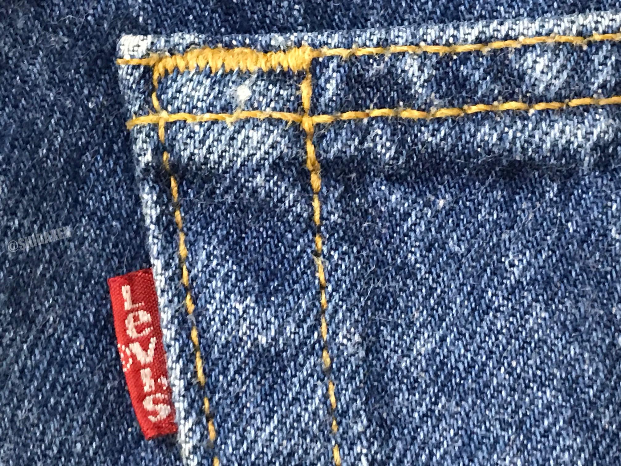 写真でみるリーバイス501レギュラー（14）1992年米国製501赤文字後期