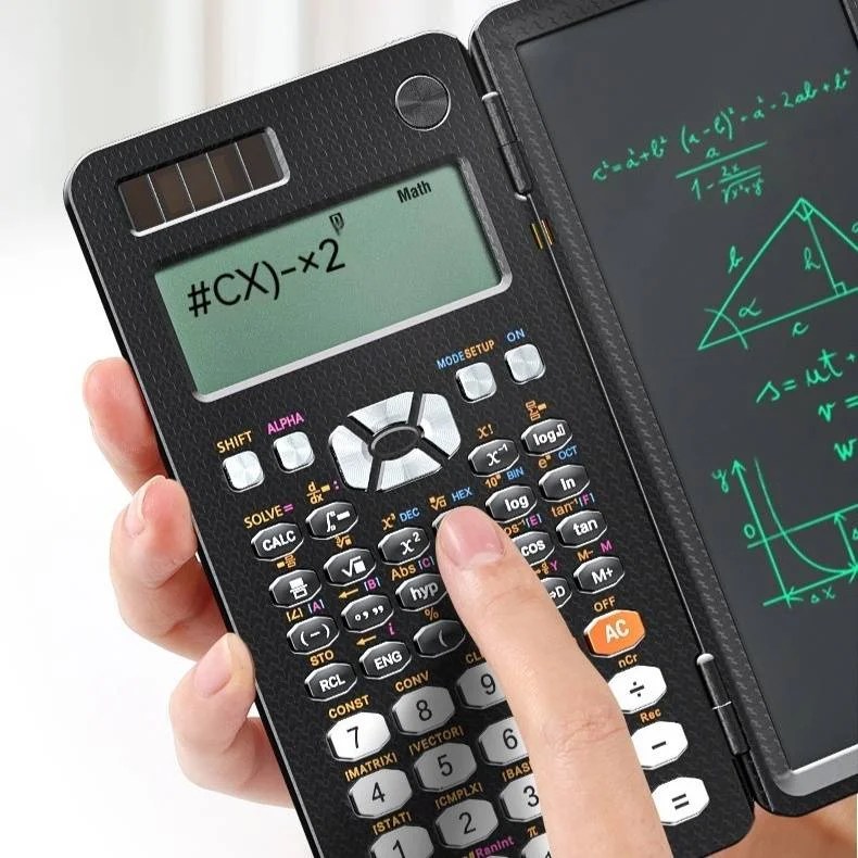 2 In 1 Foldable Scientific Calculators Handwriting Tablet Learning Function Calculator Foldable Desk Scientific Calculators Computers & Laptops