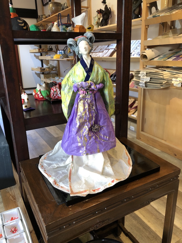 和紙人形作品展終了しました♪ | 和紙の専門店「紙舘 島勇」