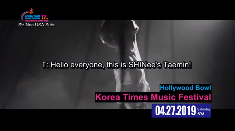 Taemin: KTMF Fan Pack (Fanchants + Announcement)~!