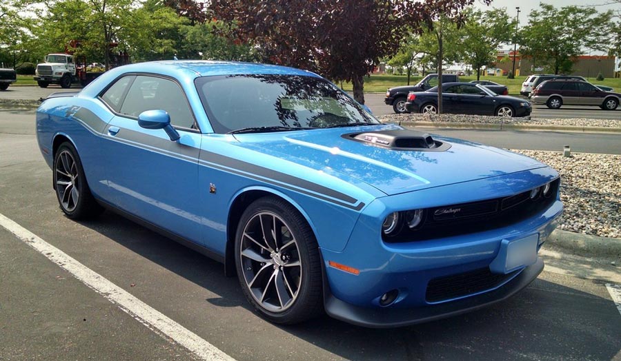 Dodge Challenger R/T replica stripes graphics #403 | shinegraffix.com