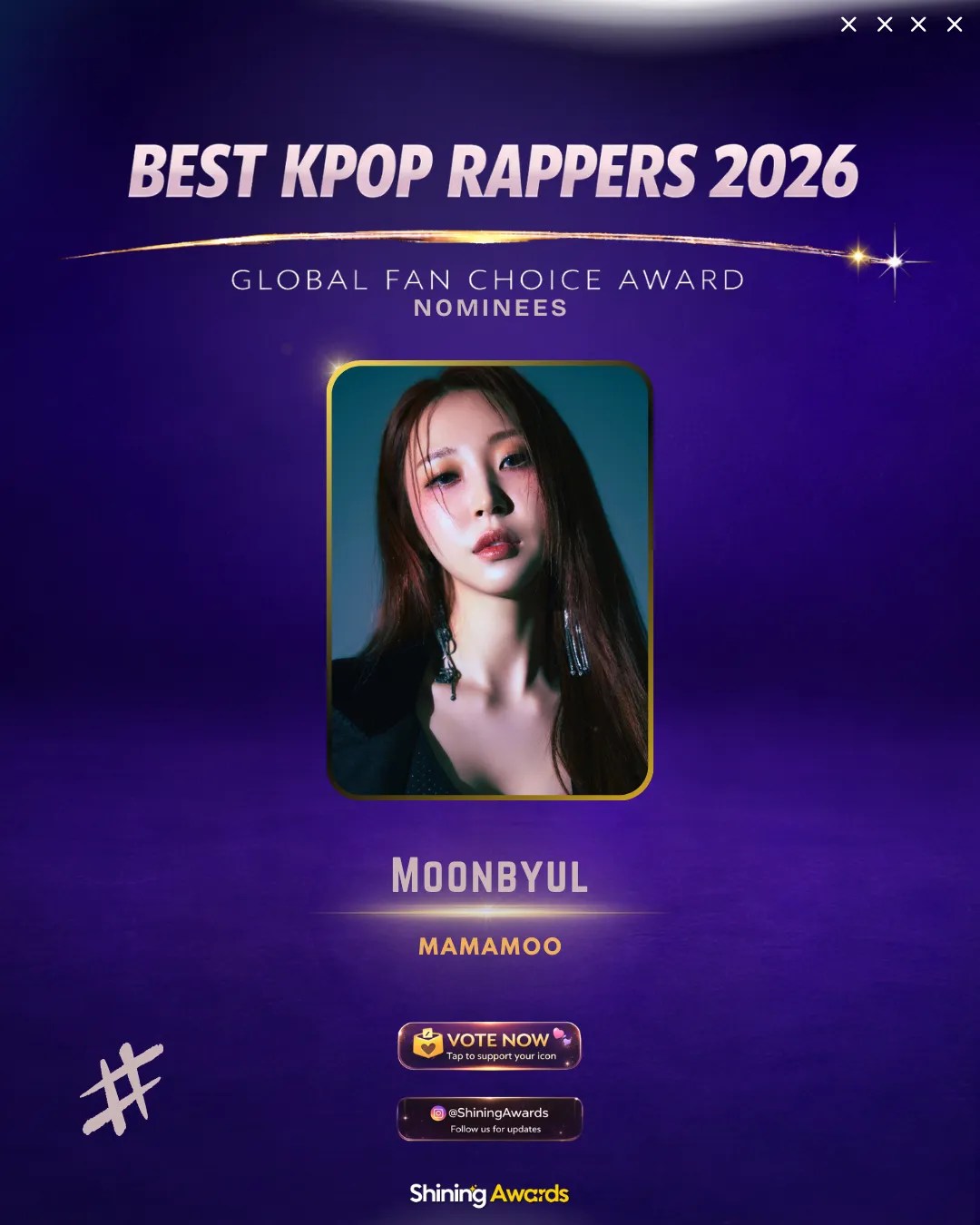 Best Kpop Rappers 2026 Shining Awards Moonbyul Best Kpop Rappers 2026.webp