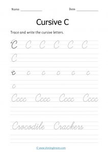 cursive letters free cursive writing practice worksheets