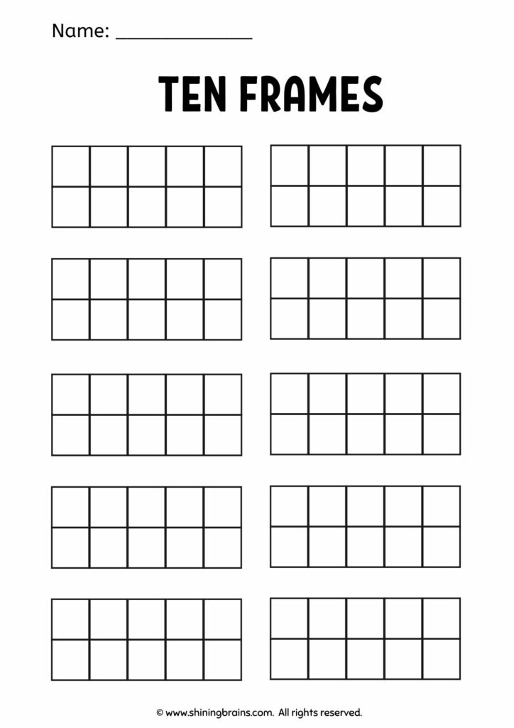 100 frame printable