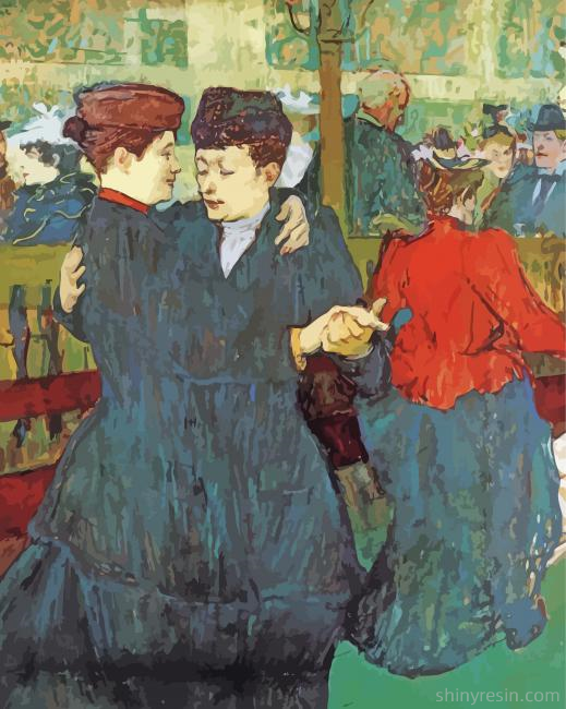 At The Moulin Rouges Toulouse Lautrec 5D Diamond Painting