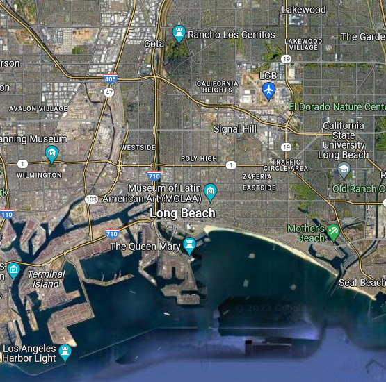 Mapas De Google De Long Beach California Maps 