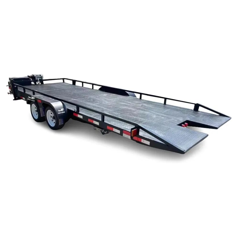 Low Tilt Trailer 3 Tonne Tandem Trailer with Brake Tilting