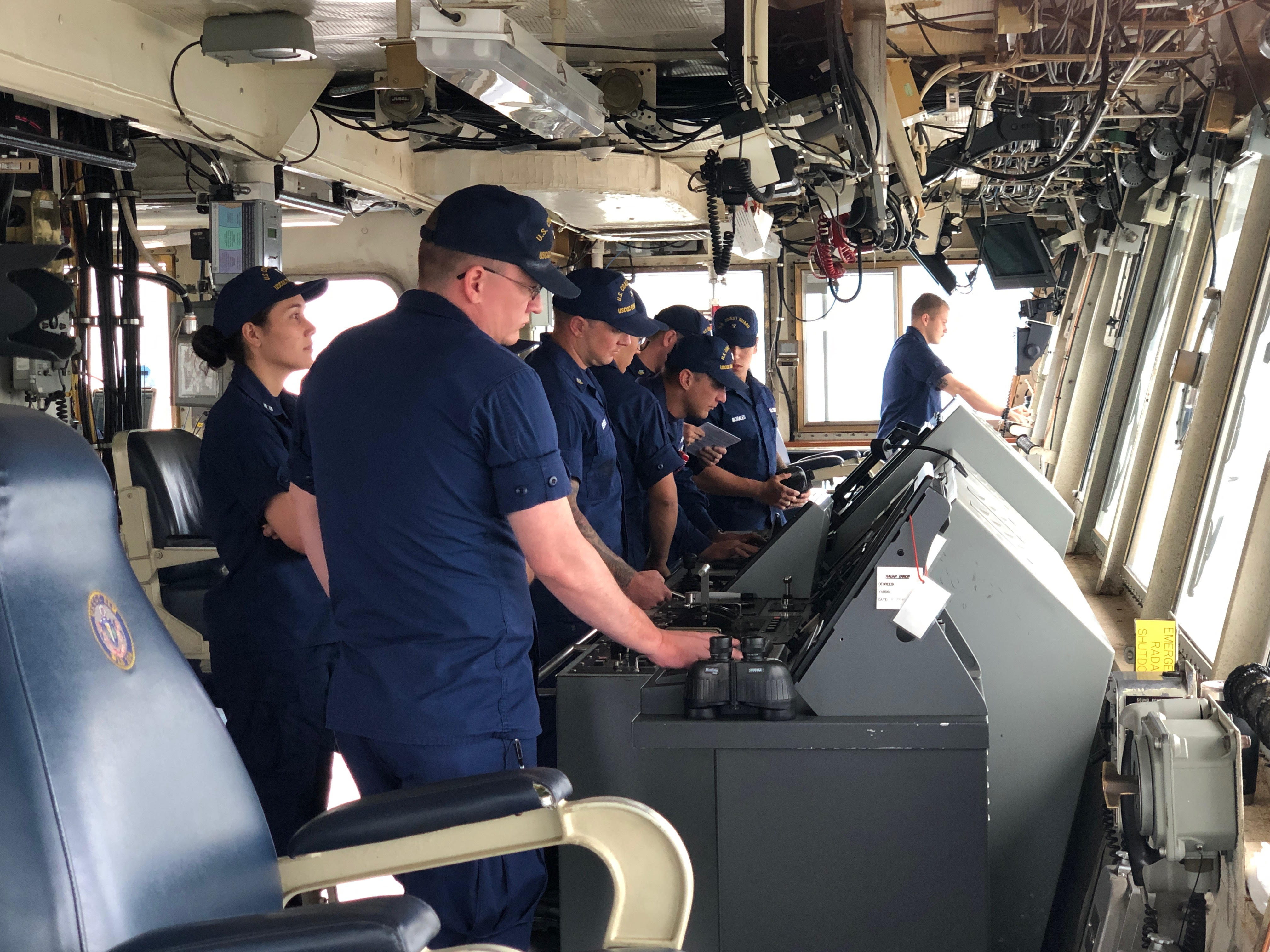 At the top of the list of risky maritime professions: the Coast Guard ...