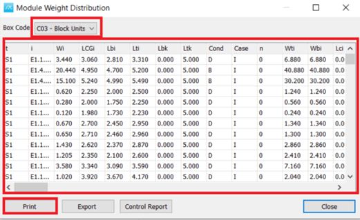 System Weight Distribution For Modules Shipweight - Light Art Collection - Retina Quality
