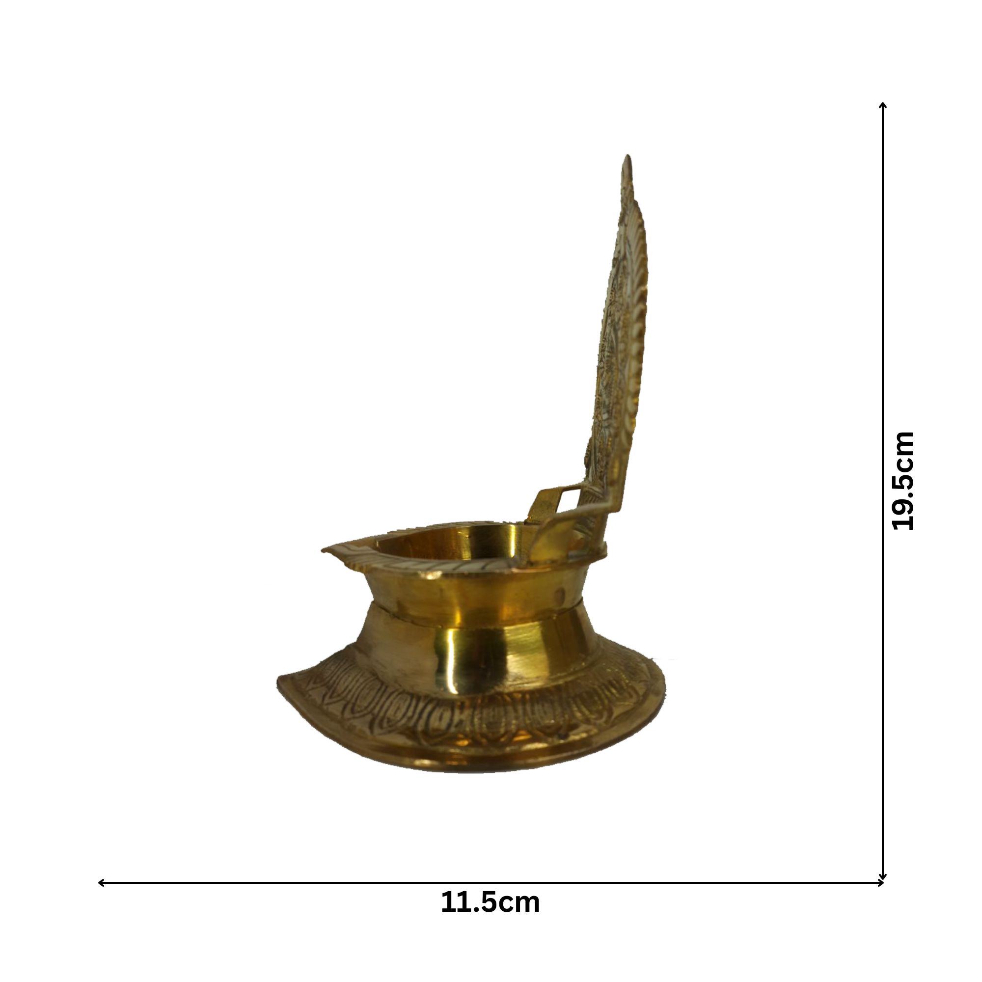 Brass Astalakshmi Diya