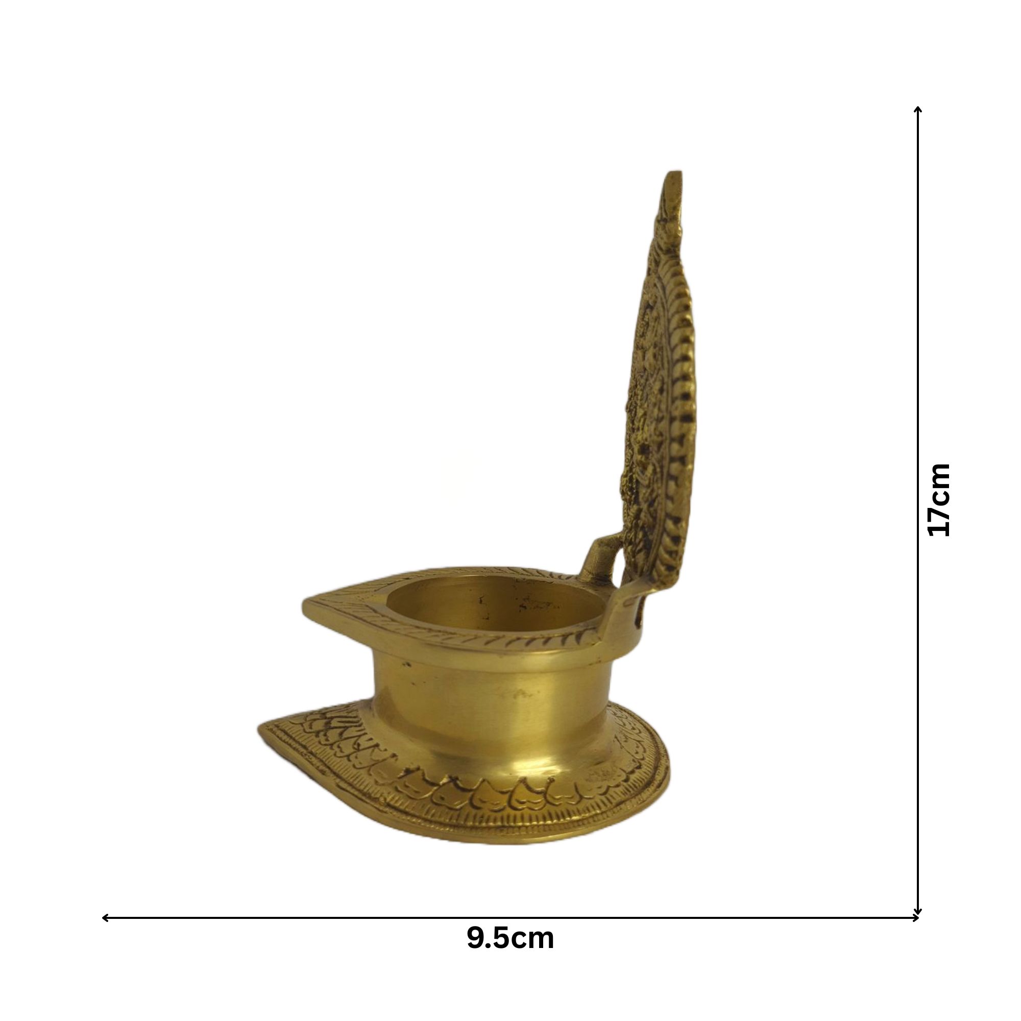 Brass Antique Astalakshmi Diya Big