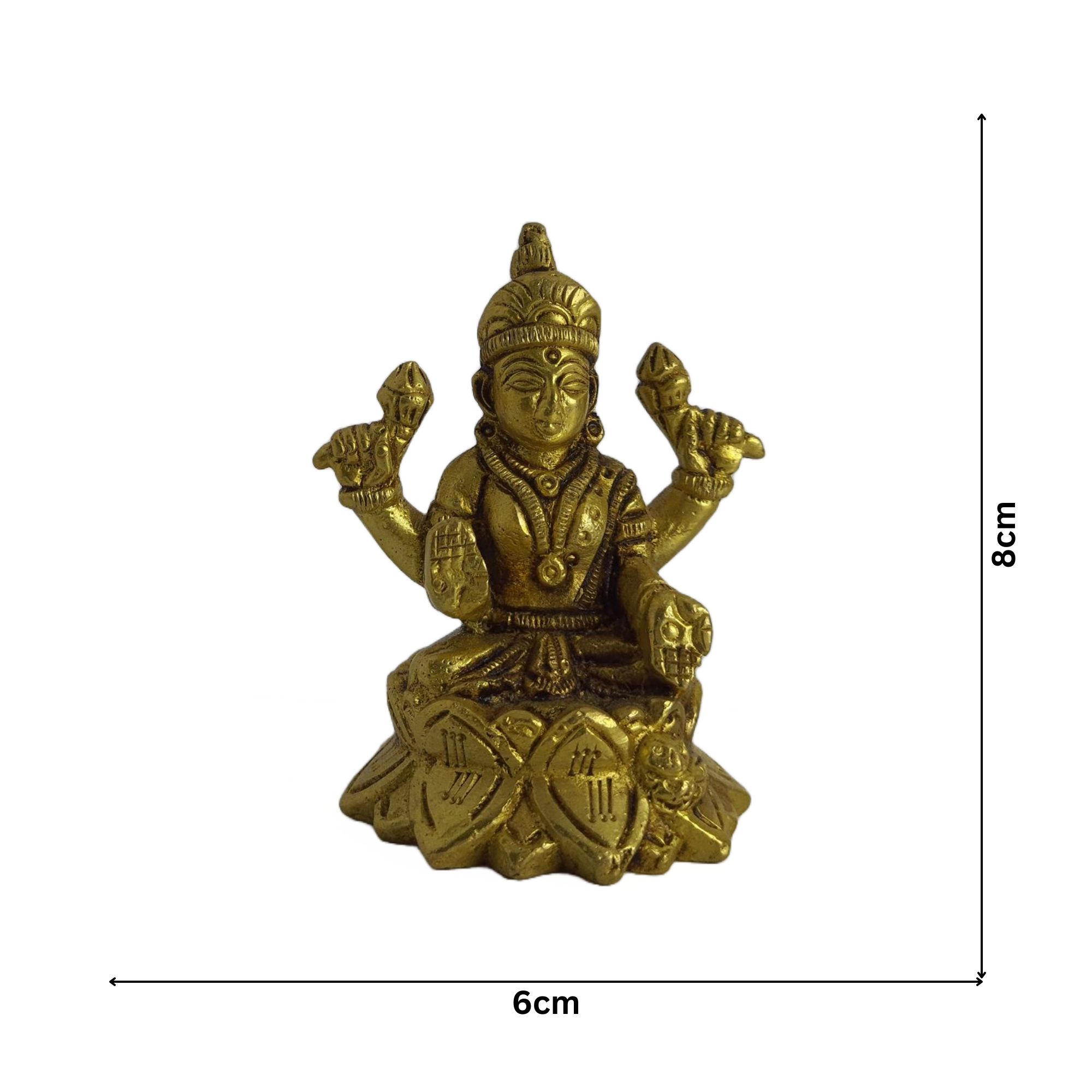 Brass Antique Lakshmi Devi Idol Big