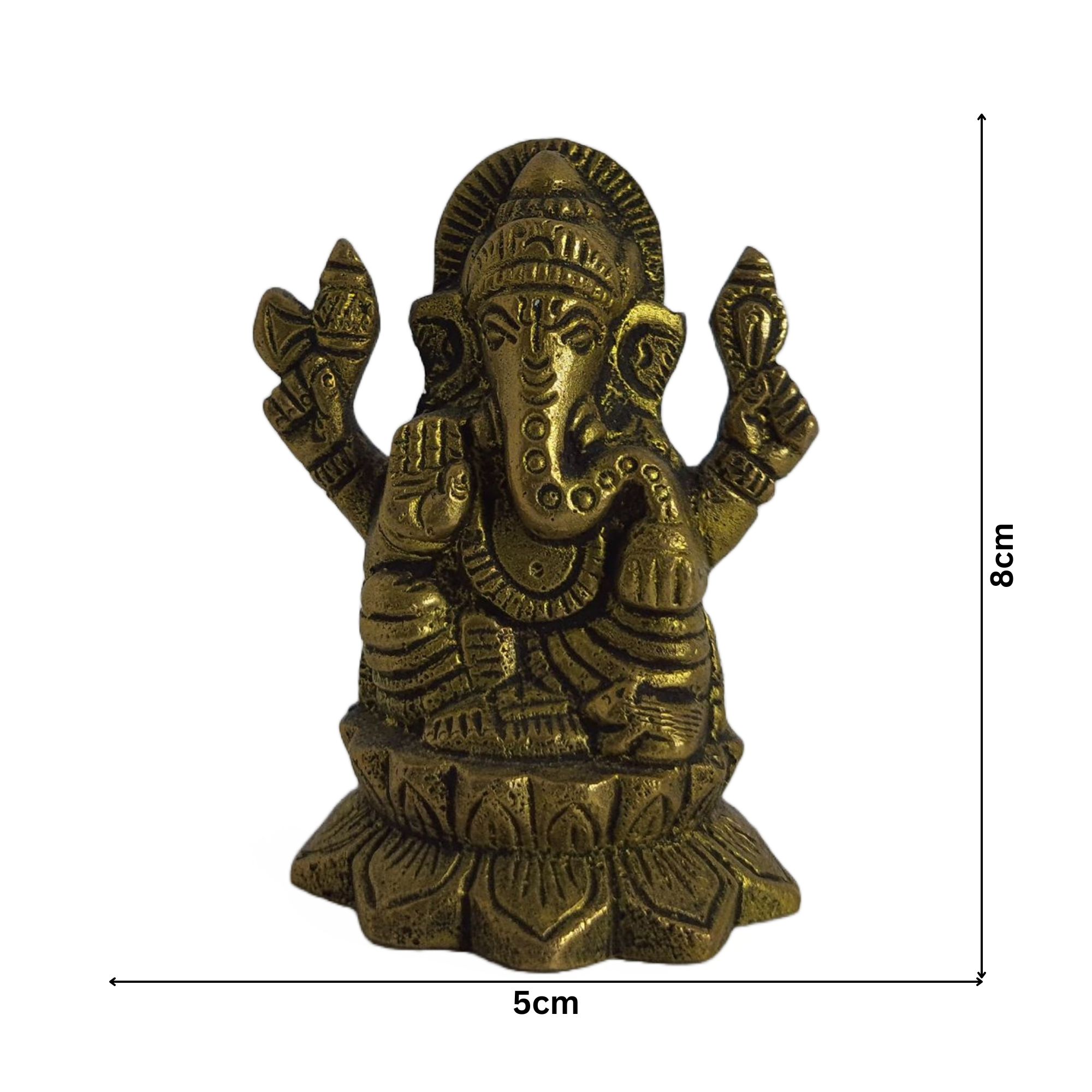 Brass Antique Ganapathi Idol
