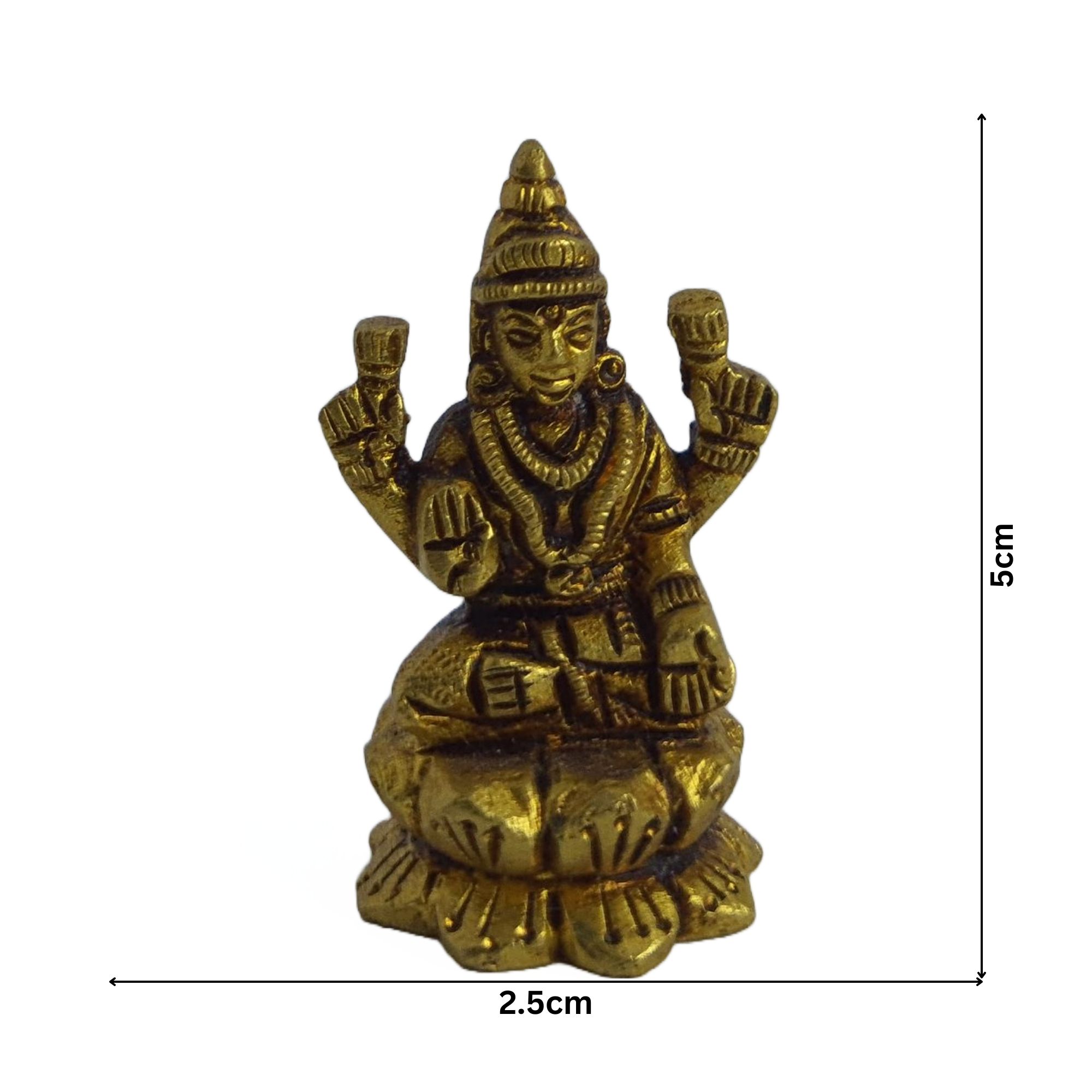 Brass Antique Laskhmi Devi Idol Small