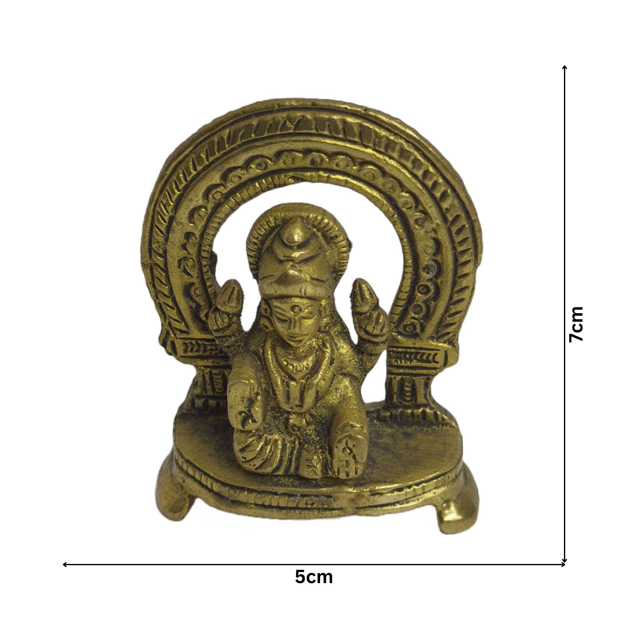 Brass Antique Makarathoran Lakshmi Devi Idol