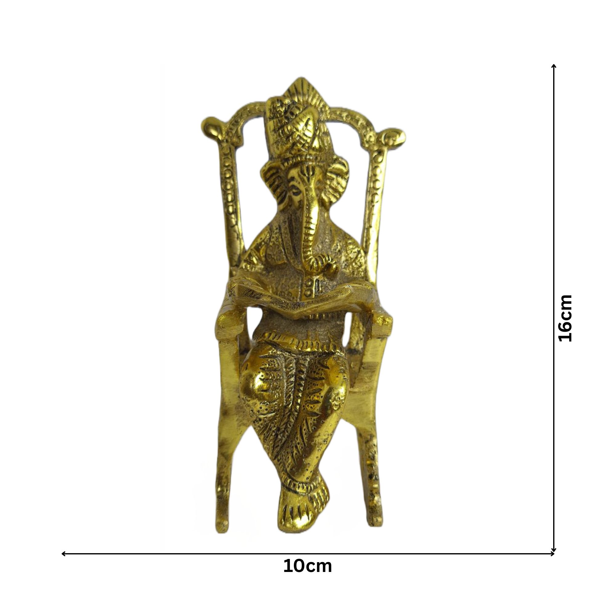 Aluminium Chair Ganapathi Gold