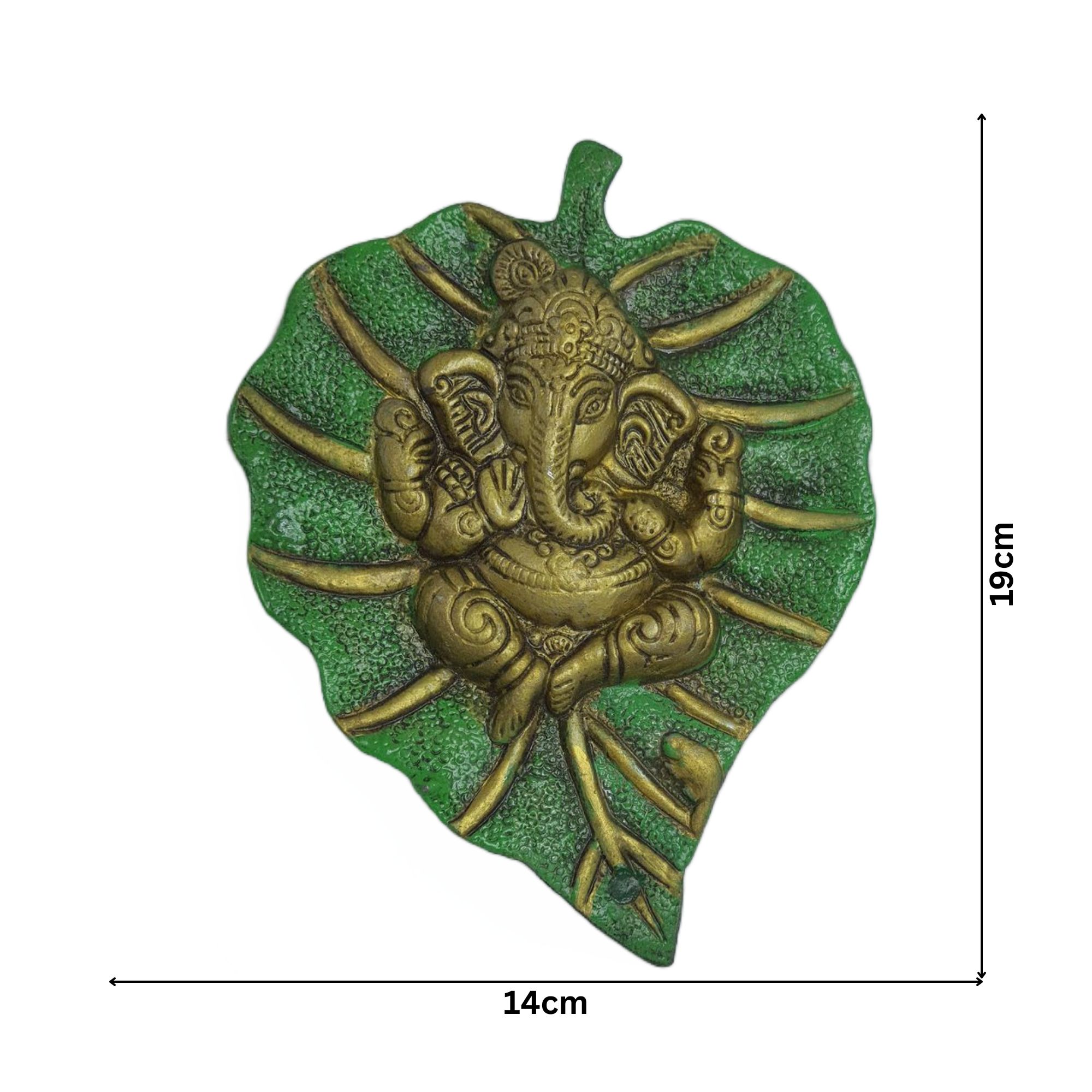 Aluminium Leaf Ganapathi Green