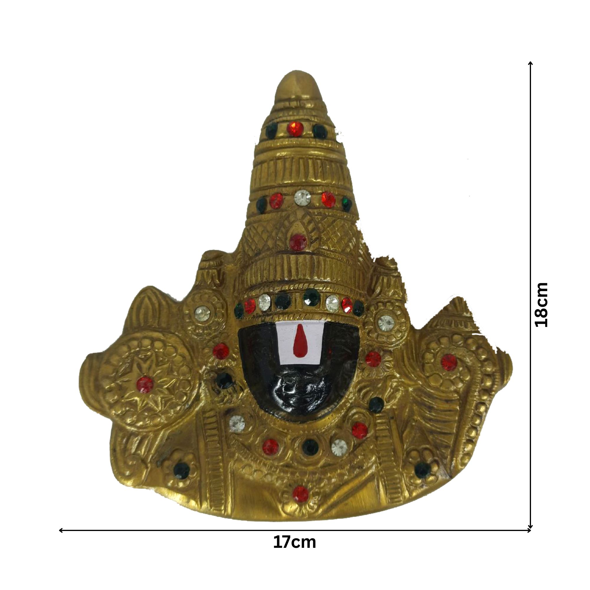 Brass Antique Wall Hanging Venkateswara Swami
