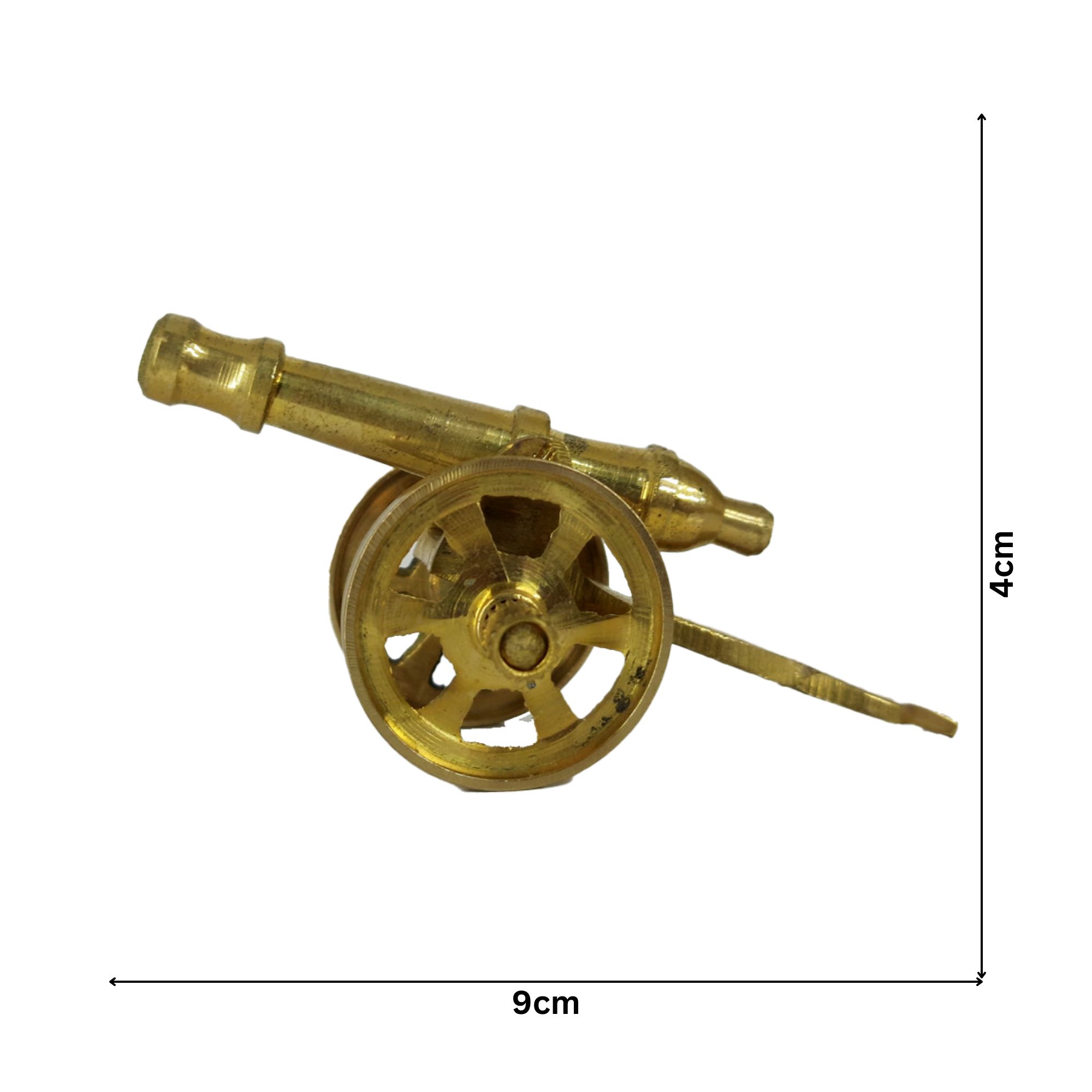 Brass Cannon Set Idols