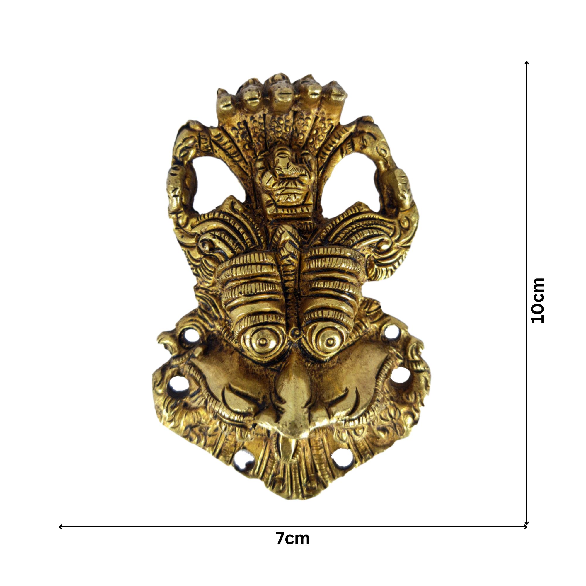 Brass Antique Keerthi Mukudu Small