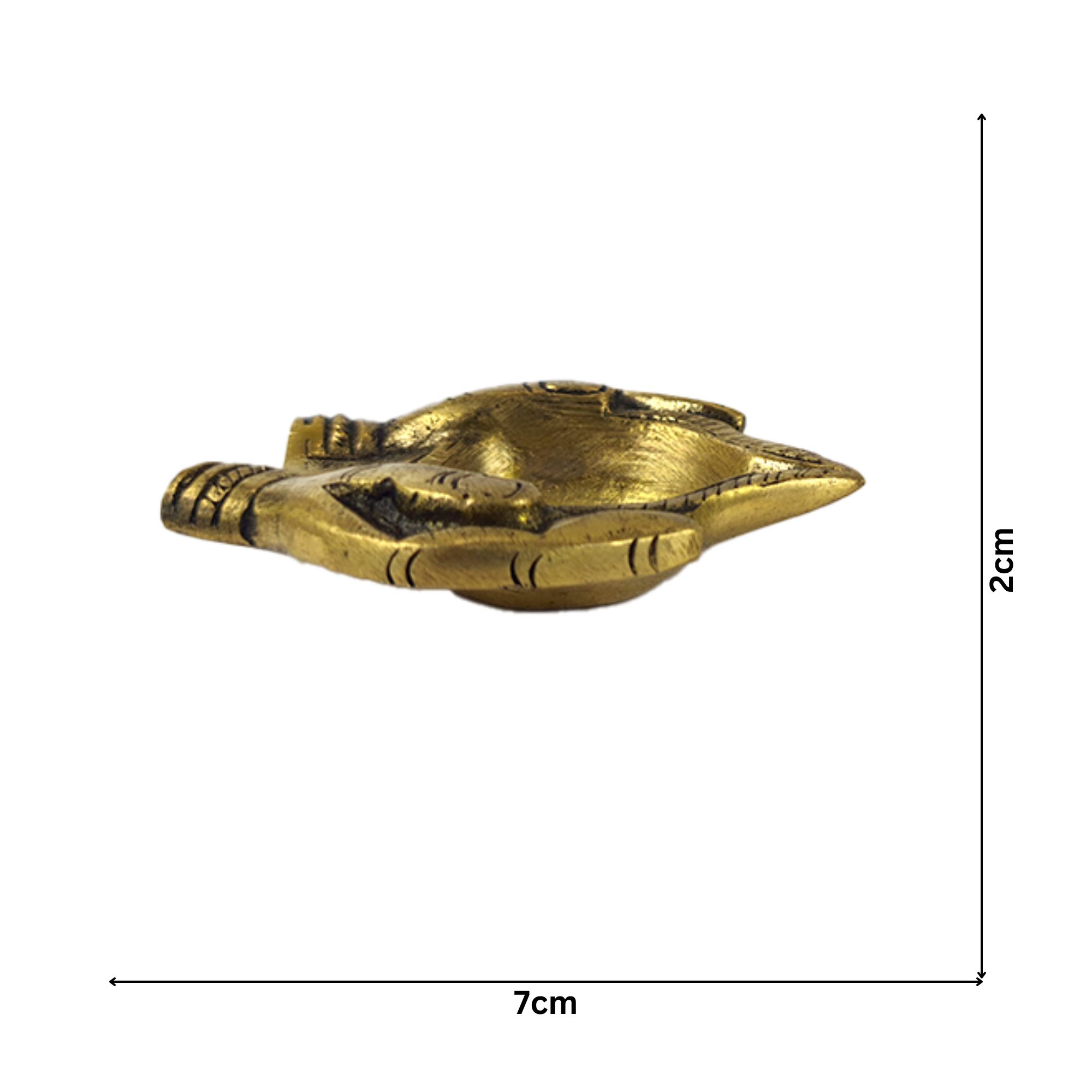 Brass Antique Hand Diyas